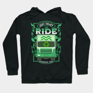 Garbage Truck - Recycling Trash Garbage Day - Truck Drivers Hoodie